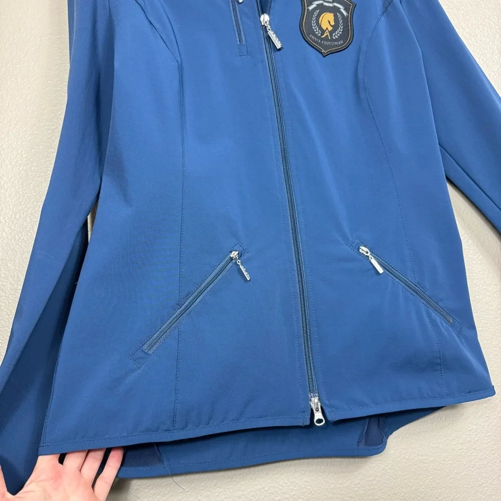 Arista equestrian full‎ zip schooling jacket horse riding stretch G